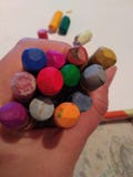 A lot of crayon to create royalty free stock image A lot of crayon to create royalty free stock image