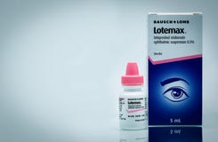 Lotemax 5 ml Подвес 0 etabonate Loteprednol pohthalmic 5% Стерильные падения глаза Изготовленный включаемыми Bausch & Lomb стоковое изображение Lotemax 5 ml Подвес 0 etabonate Loteprednol pohthalmic 5% Стерильные падения глаза Изготовленный включаемыми Bausch & Lomb стоковое изображение
