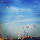 Lotniczy baloons zdjęcia royalty free Lotniczy baloons zdjęcia royalty free