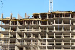 Lots of tower Construction site with cranes and building with blue sky background stock image Lots of tower Construction site with cranes and building with blue sky background stock image