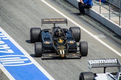 Lotus 91/5 in circuito de Barcellona, Catalogna, Spagna fotografia stock libera da diritti Lotus 91/5 in circuito de Barcellona, Catalogna, Spagna fotografia stock libera da diritti