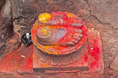 Lotus feet of the Goddess Chamunda stock images Lotus feet of the Goddess Chamunda stock images