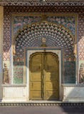 Lotus Gate Pritam Niwas Chowk Jaipur City slott arkivbilder Lotus Gate Pritam Niwas Chowk Jaipur City slott arkivbilder