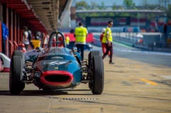 Lotus 1821 P2 in circuito de Barcellona, Catalogna, Spagna immagini stock libere da diritti Lotus 1821 P2 in circuito de Barcellona, Catalogna, Spagna immagini stock libere da diritti