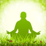 Lotus position royalty free illustration Lotus position royalty free illustration