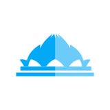 Lotus temple icon vector sign and symbol isolated on white background royalty free illustration Lotus temple icon vector sign and symbol isolated on white background royalty free illustration