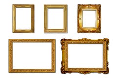 Louis kader van de stijl het houten foto op witte achtergrond stock fotografie Louis kader van de stijl het houten foto op witte achtergrond stock fotografie