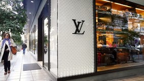 Louis Vuitton Luxury Store, Paris, Franc, Stock Video