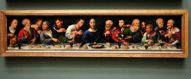 Louvre Museum - Joos Van Cleve - Royalty Free Stock Image Louvre Museum - Joos Van Cleve - Royalty Free Stock Image