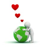 Love The Earth Concept Stock Images