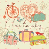 Love of travel background