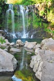 Low Shot Of Majestic Waterfall Royalty Free Stock Photography Low Shot Of Majestic Waterfall Royalty Free Stock Photography