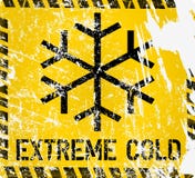 Low temperature, extreme cold and frost warning sign,vector illustration royalty free illustration Low temperature, extreme cold and frost warning sign,vector illustration royalty free illustration