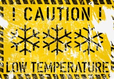 Low temperature, frost, winter warning sign,vector vector illustration Low temperature, frost, winter warning sign,vector vector illustration