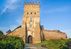Lubart S Castle, 14th Century, Ukraine Stock Photo Lubart S Castle, 14th Century, Ukraine Stock Photo