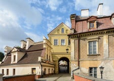 Lublin es una ciudad en Polonia del este Ciudad vieja con las casas en el estilo del renacimiento de Lublin Calles estrechas, lin imagenes de archivo Lublin es una ciudad en Polonia del este Ciudad vieja con las casas en el estilo del renacimiento de Lublin Calles estrechas, lin imagenes de archivo