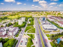 Lublin - fotografie truteń Gromadzki Czuby widzieć od powietrza zdjęcie royalty free Lublin - fotografie truteń Gromadzki Czuby widzieć od powietrza zdjęcie royalty free