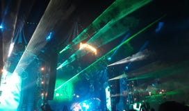 Luces de la etapa del festival de música foto de archivo libre de regalías Luces de la etapa del festival de música foto de archivo libre de regalías