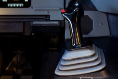 Luchtbusa320 rechtse sidestick royalty-vrije stock foto Luchtbusa320 rechtse sidestick royalty-vrije stock foto