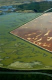 Luchtmarsh napa county royalty-vrije stock fotografie Luchtmarsh napa county royalty-vrije stock fotografie