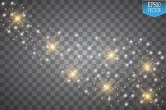 Luci su fondo trasparente Illustrazione bianca dell'estratto dell'onda di scintillio di vettore Traccia bianca della polvere di s royalty illustrazione gratis Luci su fondo trasparente Illustrazione bianca dell'estratto dell'onda di scintillio di vettore Traccia bianca della polvere di s royalty illustrazione gratis