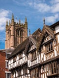 Ludlow - исторический английский городок стоковое изображение Ludlow - исторический английский городок стоковое изображение