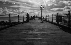Ludzie i morze w Amalfi fotografia royalty free Ludzie i morze w Amalfi fotografia royalty free