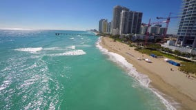 Luft- Video-Sunny Isles Beach FL stock video footage Luft- Video-Sunny Isles Beach FL stock video footage