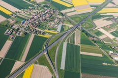Luftaufnahme der Datenbahn lizenzfreie stockfotos Luftaufnahme der Datenbahn lizenzfreie stockfotos