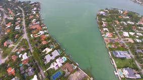 Luftla Gorce-Nachbarschaften Miami stock footage Luftla Gorce-Nachbarschaften Miami stock footage