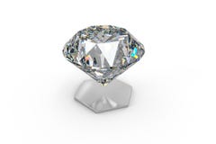 luksusowy diamentowy klejnot, 3d rendering royalty ilustracja luksusowy diamentowy klejnot, 3d rendering royalty ilustracja