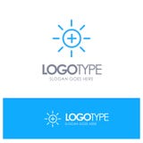 Luminosità, interfaccia, Ui, profilo blu Logo Place dell'utente per il Tagline illustrazione vettoriale Luminosità, interfaccia, Ui, profilo blu Logo Place dell'utente per il Tagline illustrazione vettoriale