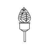 lumière d'ampoule avec le symbole d'écologie de feuilles illustration de vecteur lumière d'ampoule avec le symbole d'écologie de feuilles illustration de vecteur
