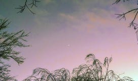 Luna in cielo immagini stock libere da diritti Luna in cielo immagini stock libere da diritti