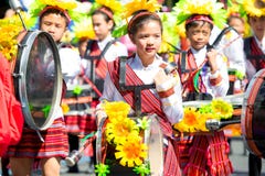 Luty 27, 2015 Baguio, Filipiny Baguio Citys Panagbenga F fotografia stock Luty 27, 2015 Baguio, Filipiny Baguio Citys Panagbenga F fotografia stock