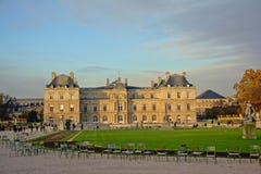 Luxembourg palace and garden, Paris royalty free stock image Luxembourg palace and garden, Paris royalty free stock image