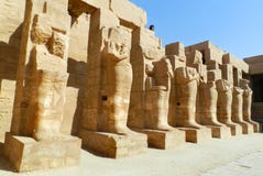 Luxor, templo de Karnak em Egito imagens de stock Luxor, templo de Karnak em Egito imagens de stock