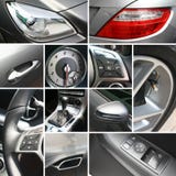 Luxury car details collage