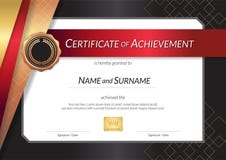 Luxury certificate template with elegant border frame, Diploma d Stock Image Luxury certificate template with elegant border frame, Diploma d Stock Image