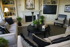 Luxury home living room