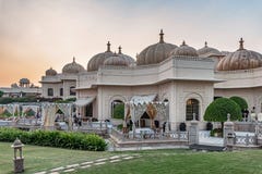 Luxury Hotel On The Lake Pichola In Udaipur, India Royalty Free Stock Images