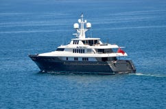 Luxury Super Yacht Boat On The Ocean Stock Images Luxury Super Yacht Boat On The Ocean Stock Images