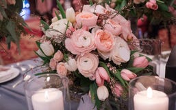 Luxury wedding flowers and decor Royalty Free Stock Photo Luxury wedding flowers and decor Royalty Free Stock Photo