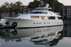 Luxury Yacht Stock Image