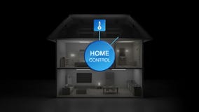 Luz -fora no controle de poupança de energia da eficiência, aparelhos eletrodomésticos espertos da casa de IoT, Internet do gráfi Luz -fora no controle de poupança de energia da eficiência, aparelhos eletrodomésticos espertos da casa de IoT, Internet do gráfi
