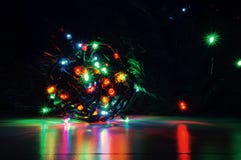 Luzes de Natal imagens de stock royalty free Luzes de Natal imagens de stock royalty free