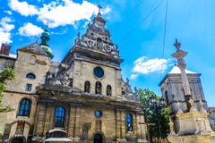 Lviv Bernardyński monaster 03 obrazy royalty free Lviv Bernardyński monaster 03 obrazy royalty free
