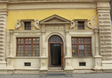 LVIV, ΟΥΚΡΑΝΊΑ - 04 11 2018 είσοδος στο μετα μουσείο σε Lviv στοκ φωτογραφία με δικαίωμα ελεύθερης χρήσης LVIV, ΟΥΚΡΑΝΊΑ - 04 11 2018 είσοδος στο μετα μουσείο σε Lviv στοκ φωτογραφία με δικαίωμα ελεύθερης χρήσης