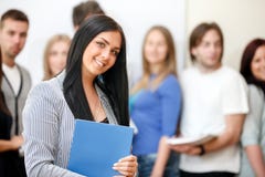 Lycklig student royaltyfria foton Lycklig student royaltyfria foton