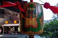 Lámpara en el templo de Confucio en Taipei, Taiwán fotos de archivo libres de regalías Lámpara en el templo de Confucio en Taipei, Taiwán fotos de archivo libres de regalías